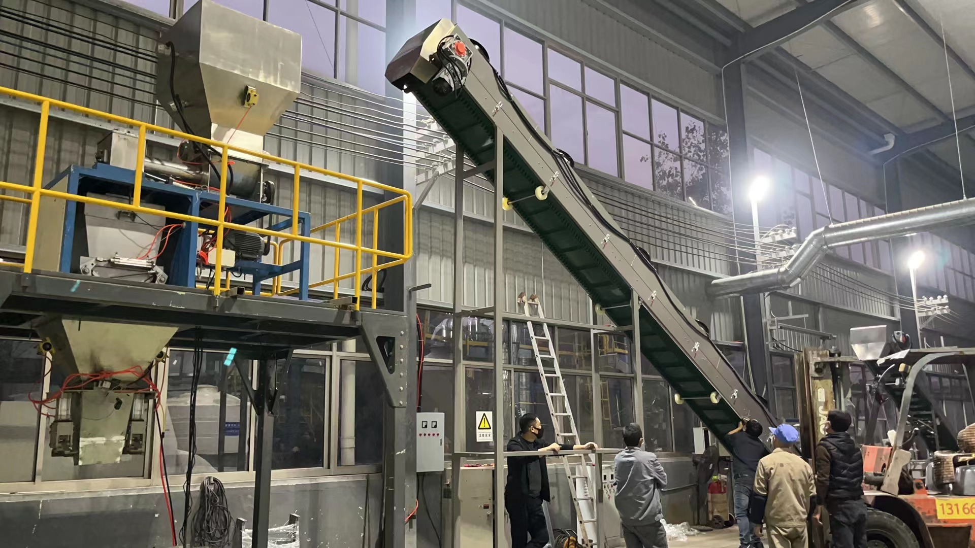 皮带输送机对接线